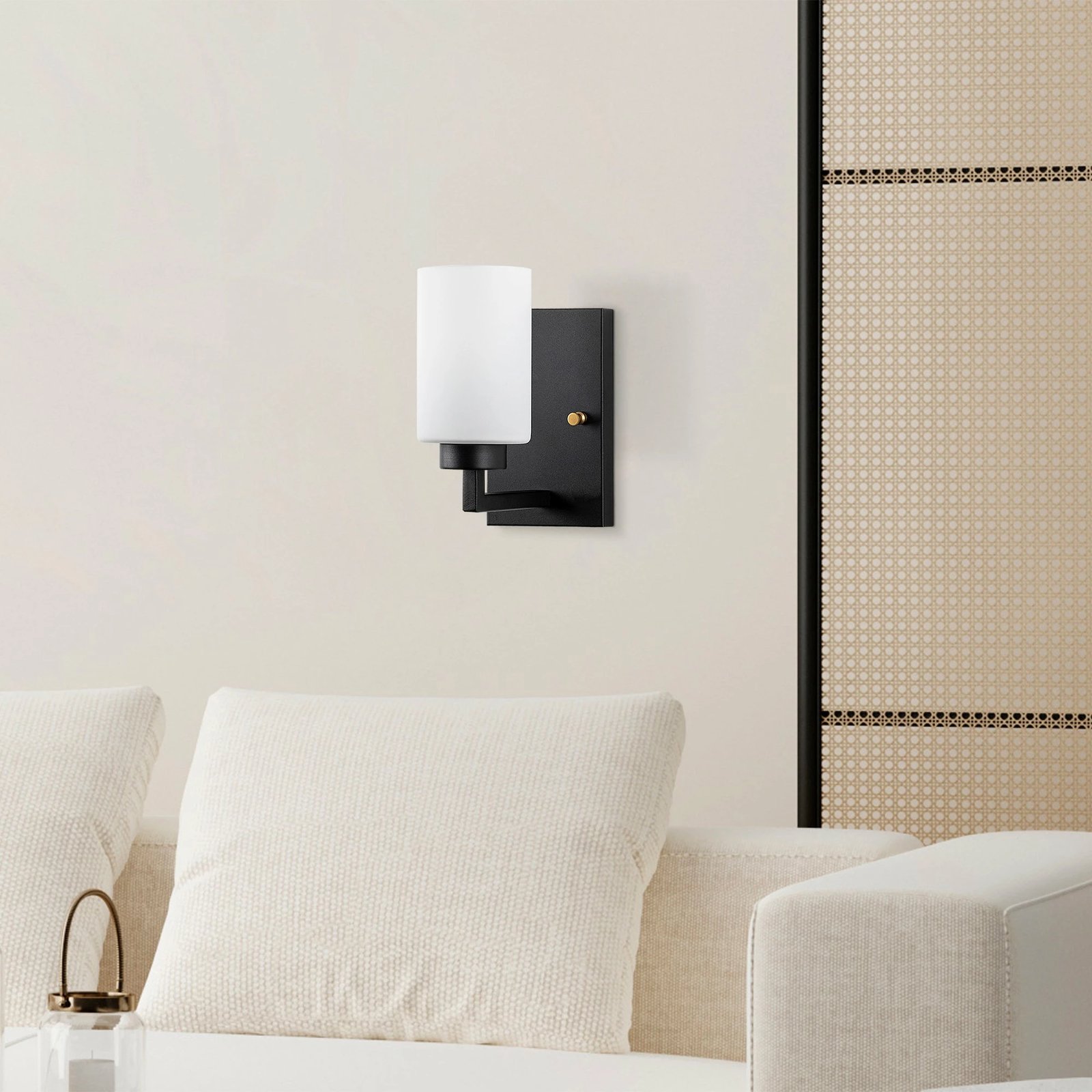 Llambë muri Opviq, Hania - 13176, e zezë dhe e bardhë