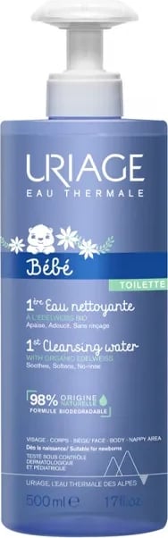 Ujë pastrues për fëmijë URIAGE First Cleansing Water 500ml Ujë pastrues për fëmijë URIAGE First Cleansing Water 500ml