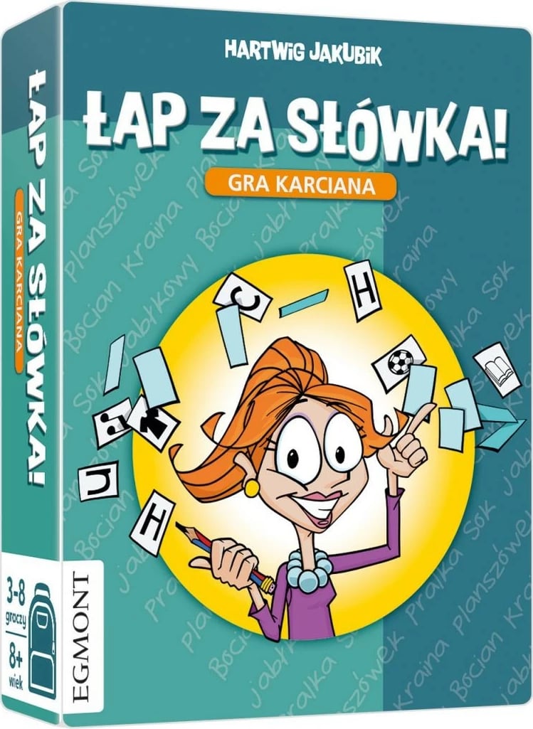 Lojë karte Egmont Word Catch, 3-8 lojtarë, 8+ vjeç