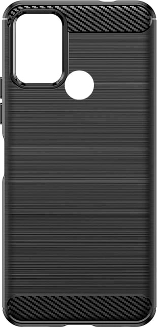 Mbështjellës silikoni Hurtel Carbon Case për Nokia C22, i zi