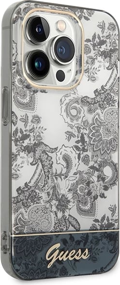Mbështjellës Guess Porcelain Collection për iPhone 14 Pro 6.1", Gri Mbështjellës Guess Porcelain Collection për iPhone 14 Pro 6.1", Gri