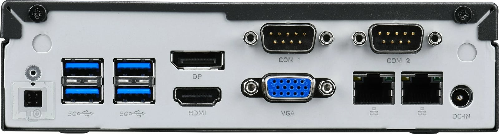 Kasë Shuttle XPC slim DL30N, Intel N100, DDR5, 2x LAN, fanless, 1.35L, e zezë