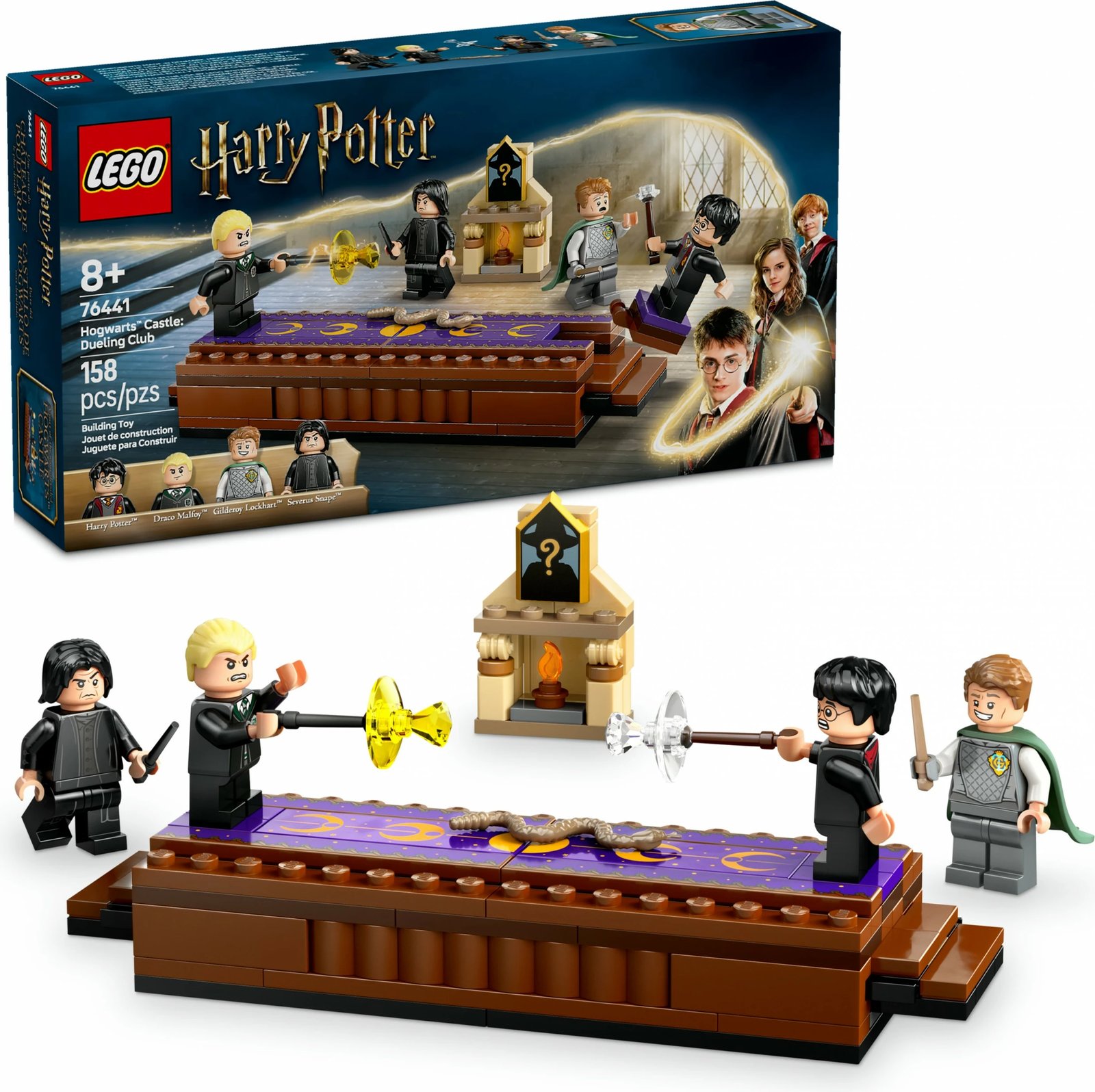 Set ndërtimi LEGO Harry Potter 76441, Schloss Hogwarts Duellierclub, 158 pjesë, multikolor