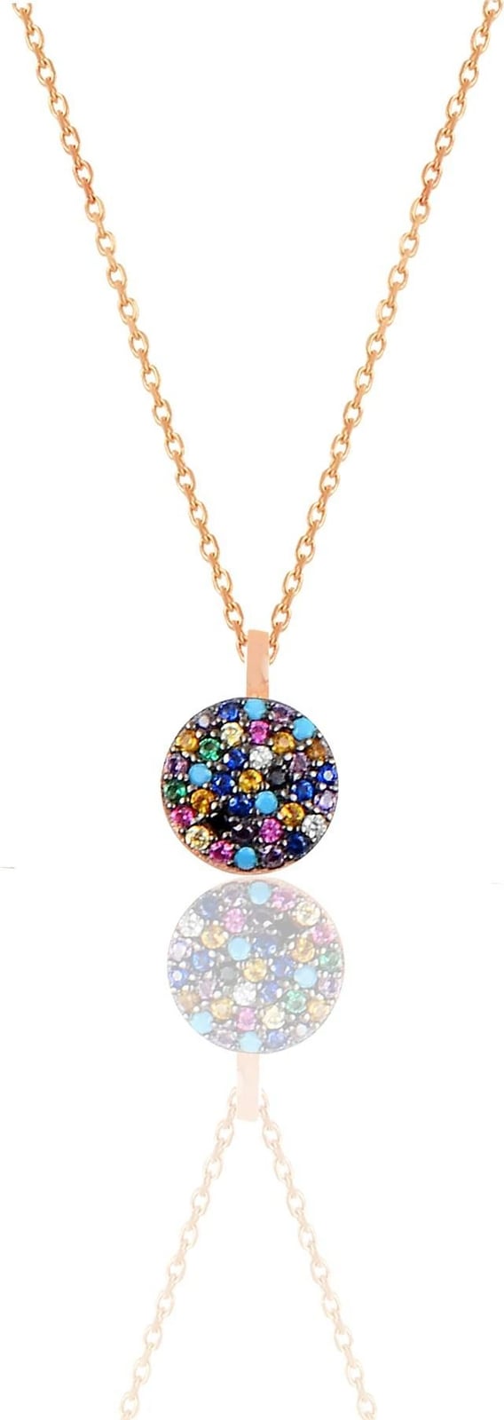 Qafore argjendi Jumeon, shumëngjyrëshe, 11293RENK