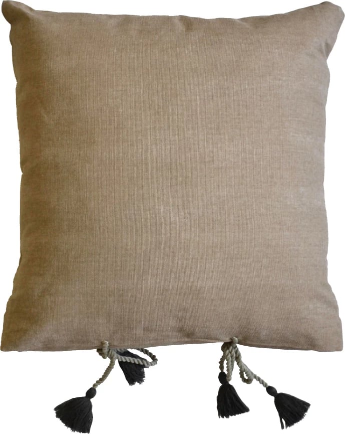 Jastëk dekorativ Sable 10, pambuk, bezhë, 45x45cm