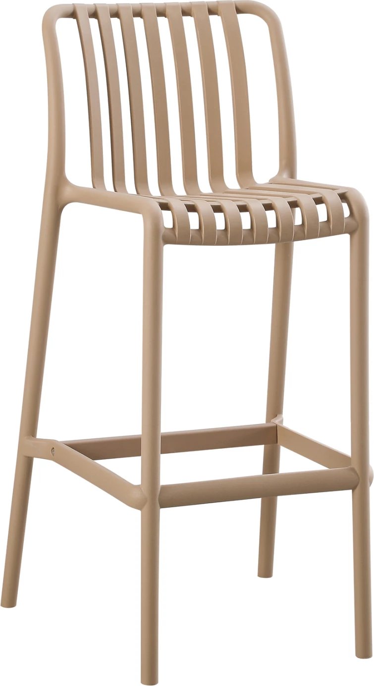 Karrige për bar polipropileni CONVEE FH6098.04 kapuçino 38,5x49,5x102Hcm