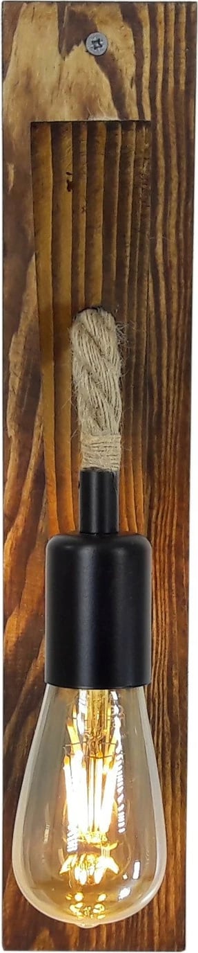 Llamp muri prej druri, ngjyrë arre, Opviq, 18 Llamp muri prej druri, ngjyrë arre, Opviq, 18