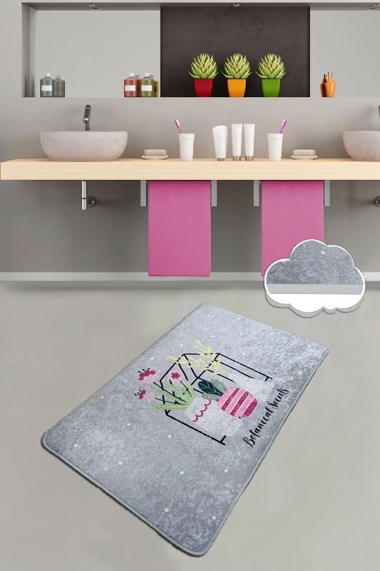 Tapet për banjo Mijölnir, Botanical Sweets, 70x120cm