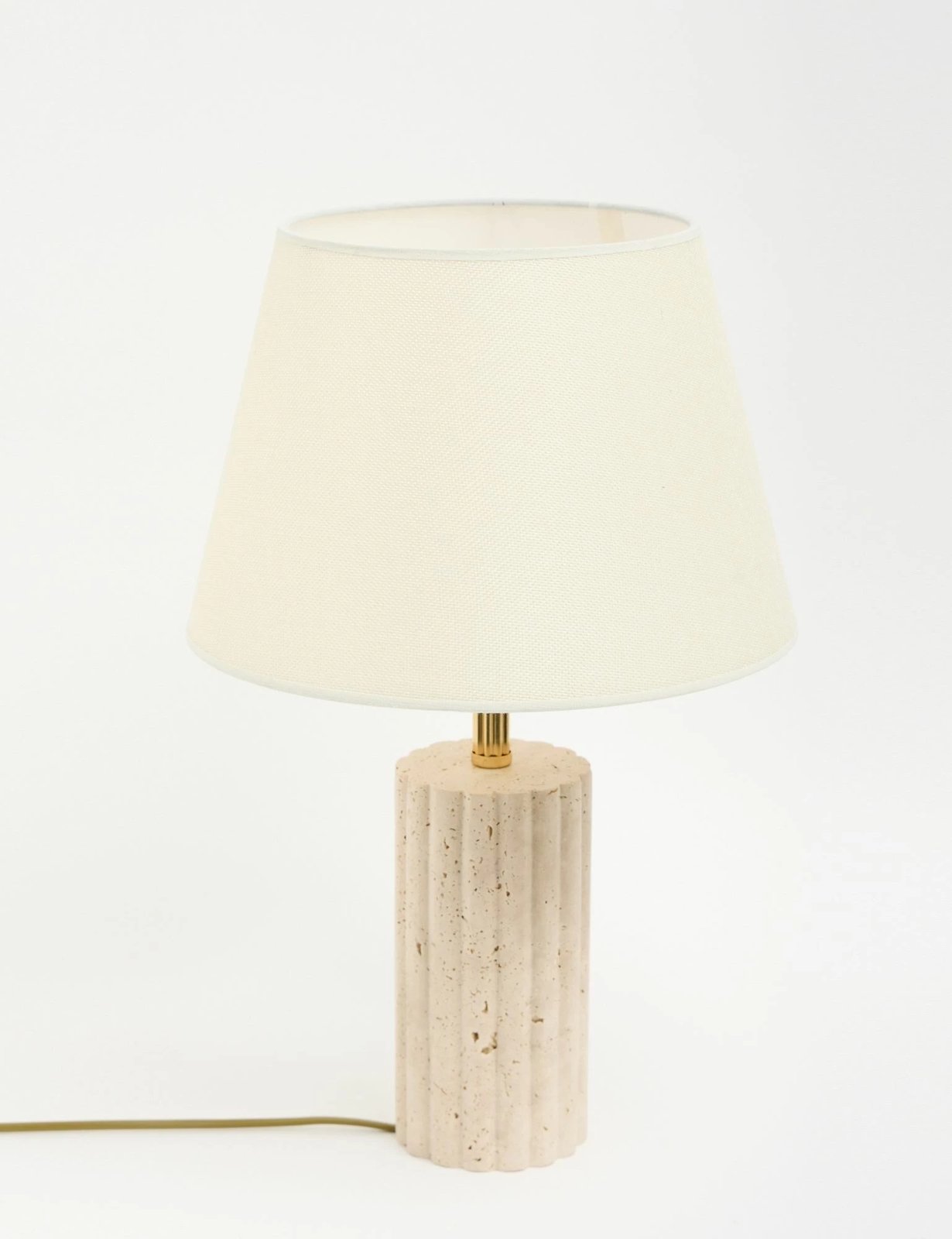 Llambë tavoline Opviq, Astra, krem dhe ari