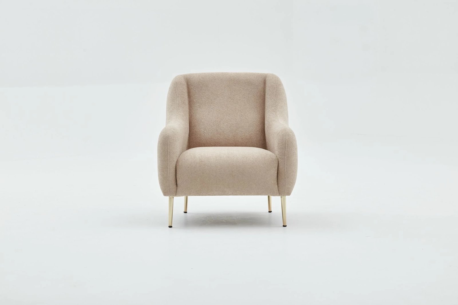 Karrige një vendëshe Simena, bezhë, Atelier del Sofa