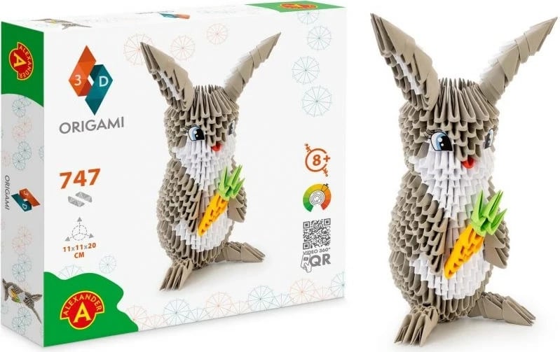 Letër origami Alexander Toys EXP2557, shumëngjyrëshe