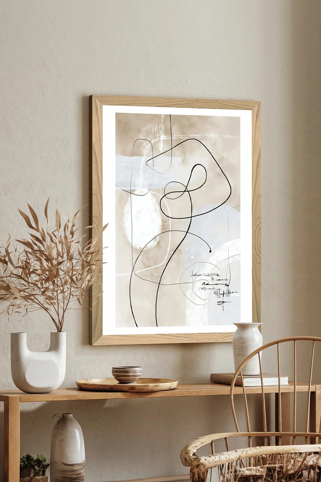 Pikturë dekorative murale Wallity, Tekhammdf13, shumëngjyrëshe, 33x48cm