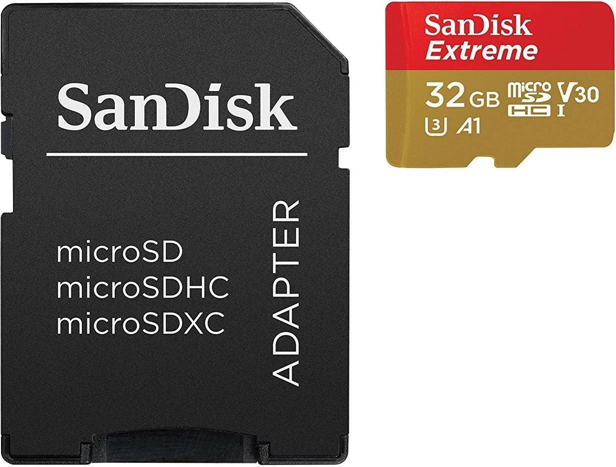 Kartelë microSDXC SanDisk Extreme 32GB, Klasse 10, UHS-I, V30, A1