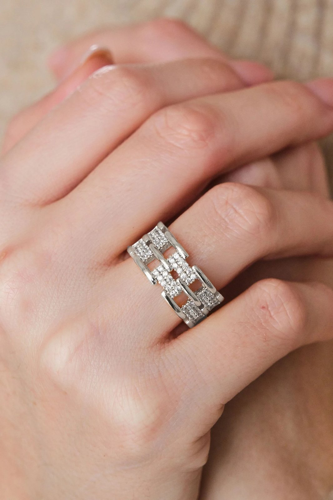 Unazë argjendi Jumeon, Gms-Znczryz, madhësi e rregullueshme