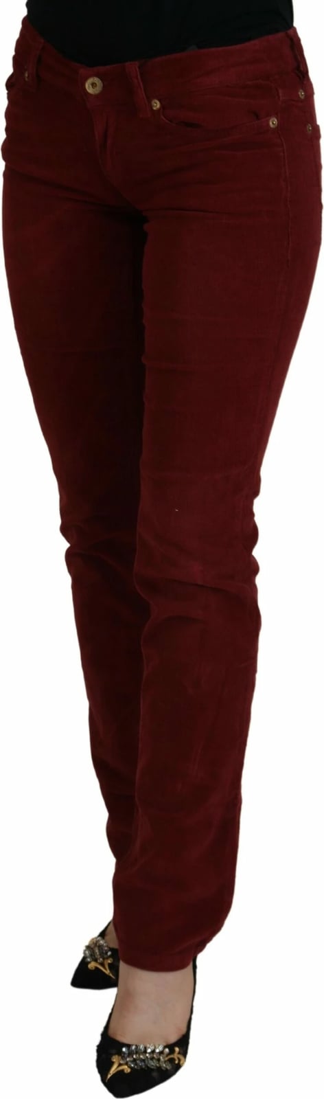 Pantallona për femra Dolce & Gabbana, të kuqe 