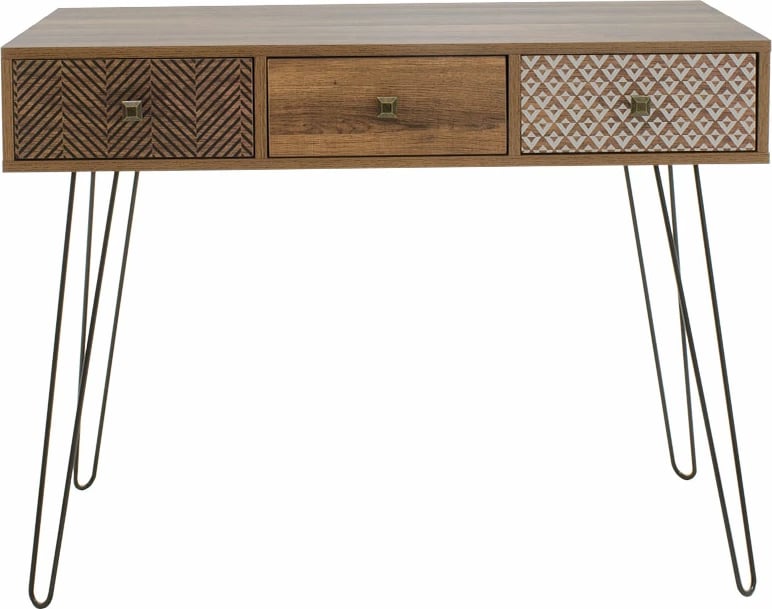 Konsol Boho, ngjyrë arre, 100x50.5x74.5cm