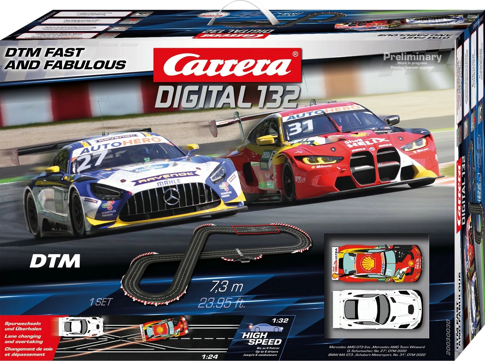 Set garash Carrera Digital 132, Fast and Fabulous