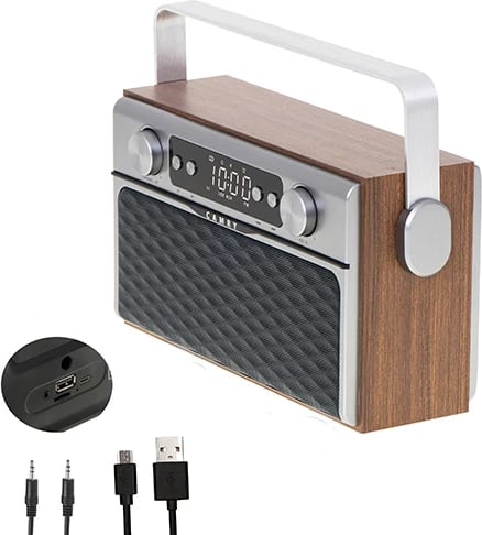 Radio Bluetooth portative, Camry CR 1183, FM, USB/SD/AUX, Bluetooth 5.0, altoparlantë stereo 2x6 W, bateri 2600 mAh