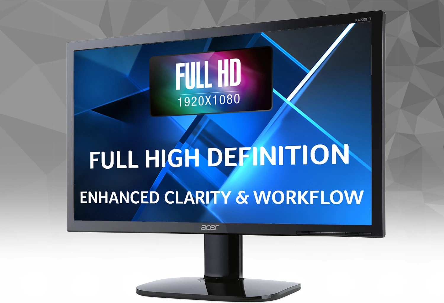 Monitor Acer, KA220HQBID, 21.5", i zi