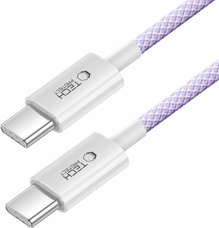 Kabllo USB-C Tech-Protect Ultraboost Lite 1m, 60W/3A, Vjollcë