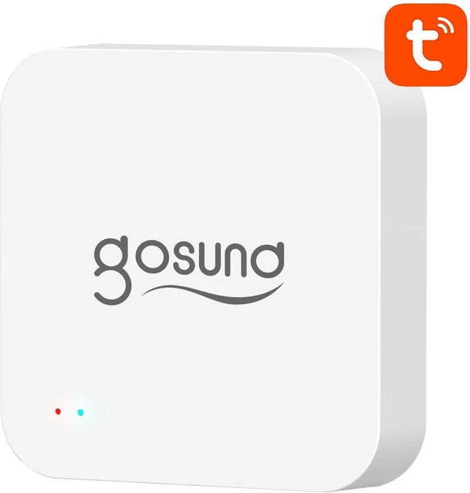 Gateway smart Gosund G2, Bluetooth/Wi-Fi, me alarm, i bardhë