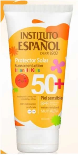 Losion për diell për fëmijë Instituto Español SPF50+, 150ml