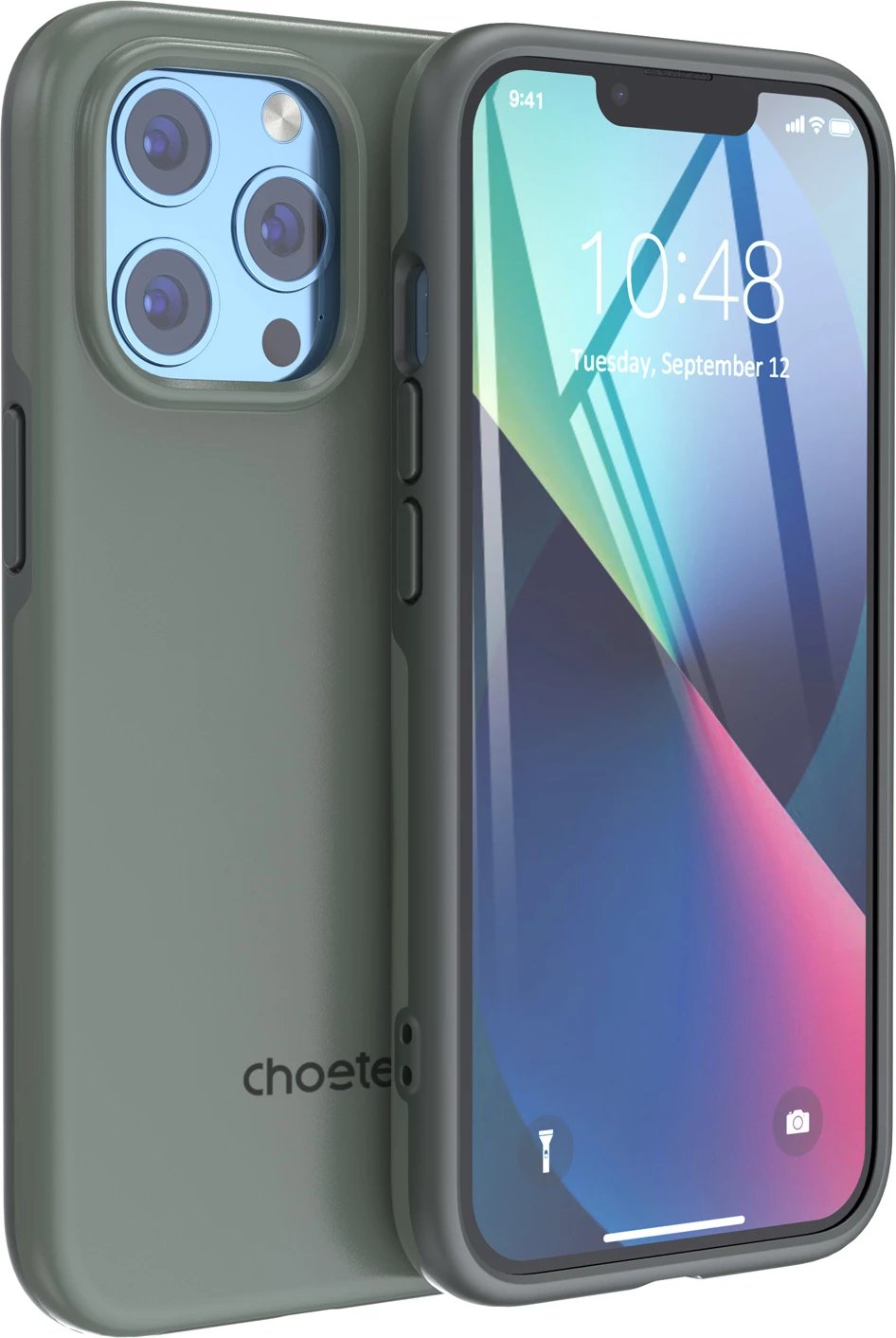 Mbështjellës Choetech PC0113-MFM-GN për iPhone 13 Pro, MagSafe, e gjelbër
