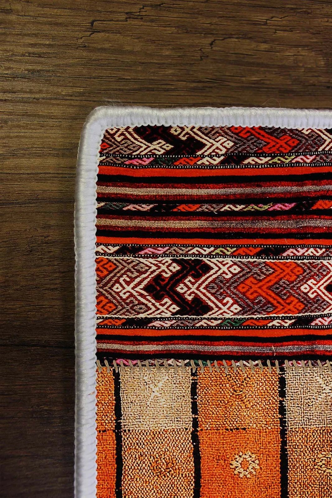 Qilim me dizajn shumëngjyrësh, 80x120cm, Hmnt865