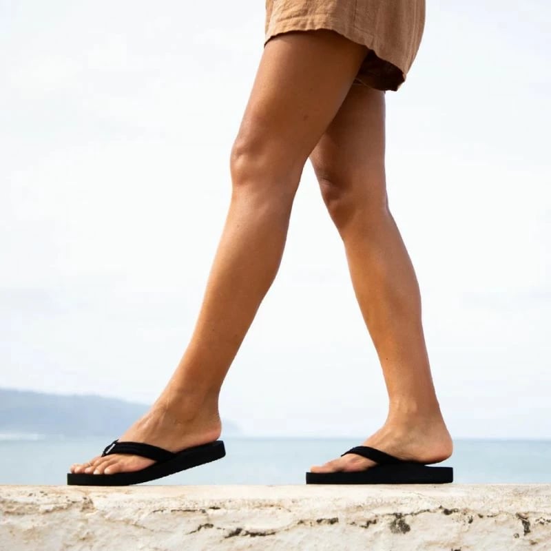 Flip-flopa për femra Reef, të zeza