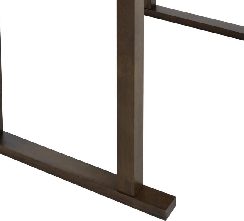 Tavolinë për bar Tenor dru natyral gome-MDF arre 150x90x91.5cm