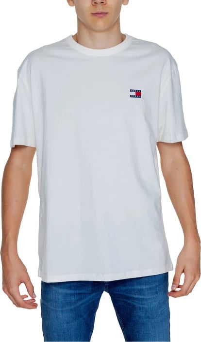 Maicë për meshkuj Tommy Hilfiger Jeans, e bardhë