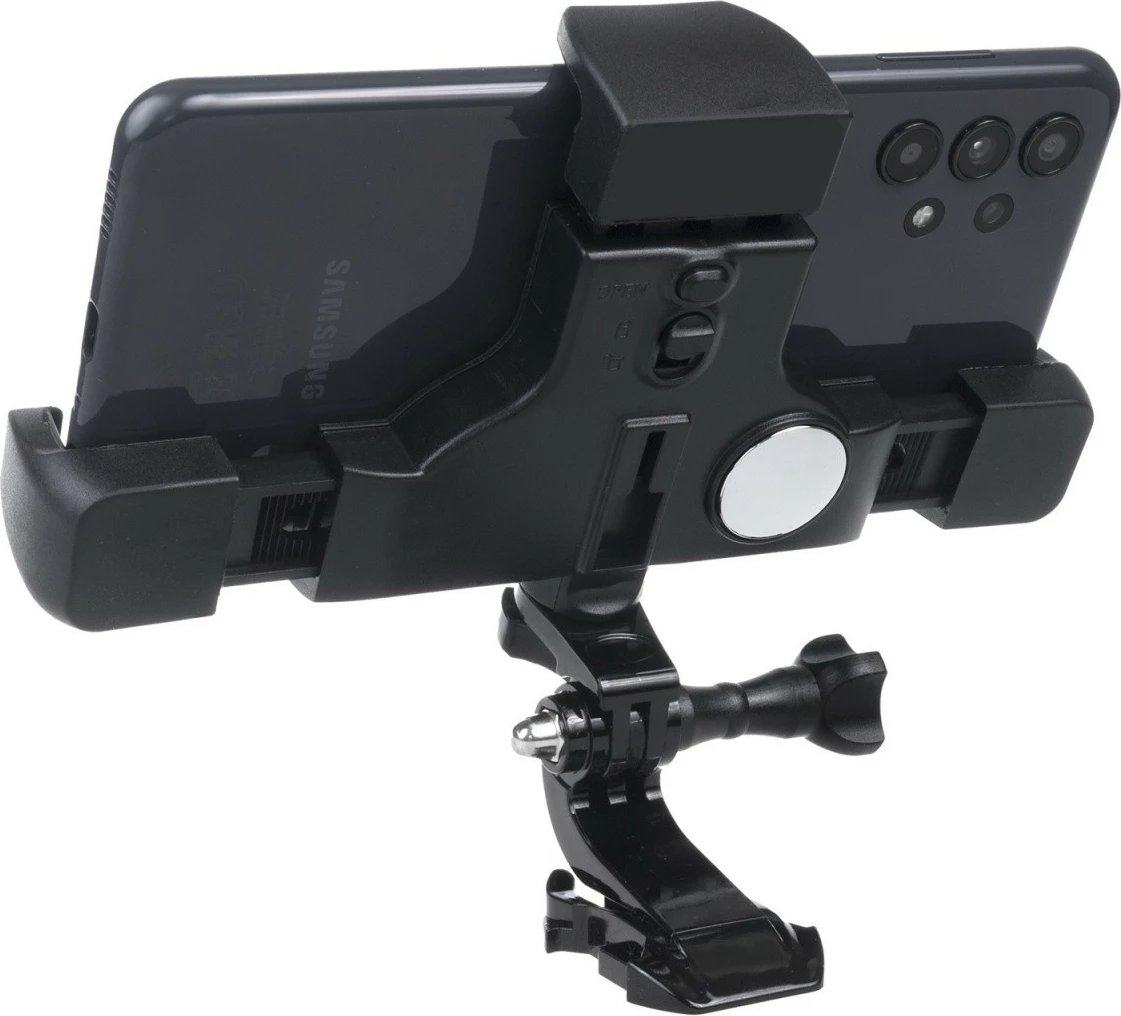 Rripa sportivë universal për telefon, kamerë, GoPro Maclean MC-445, i zi