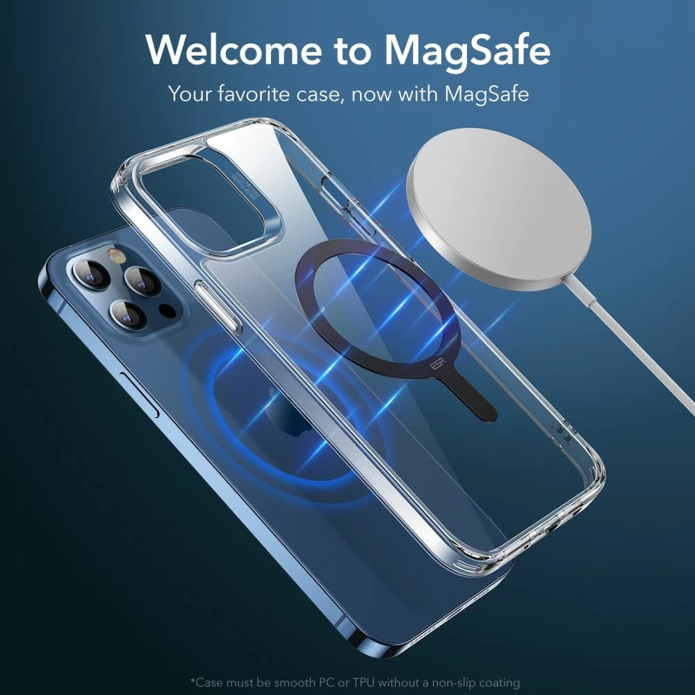 Unaza universale MagSafe ESR HaloLock, 2 copë, e zezë