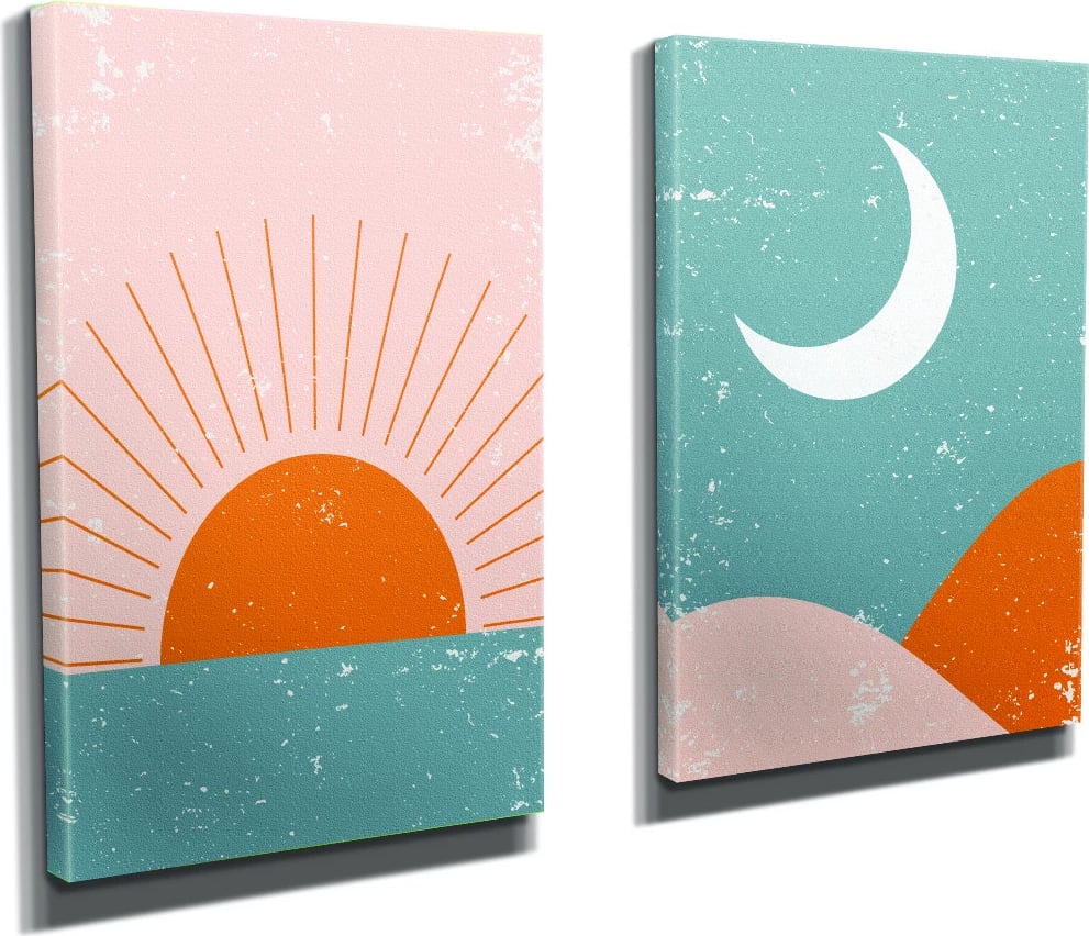 Pikturë dekorative në kanavacë (2 copë), Wallity, IDC02