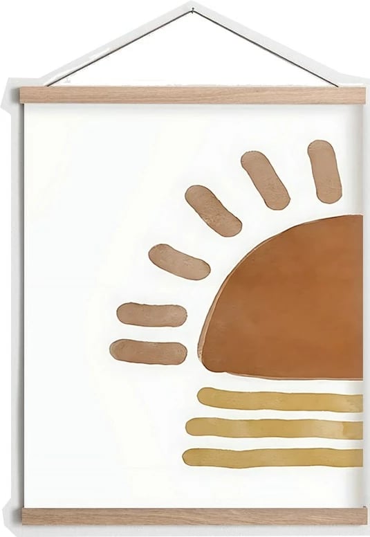 Pikturë dekorative me kornizë, shumëngjyrëshe, Wallity MRG07, 50x70cm