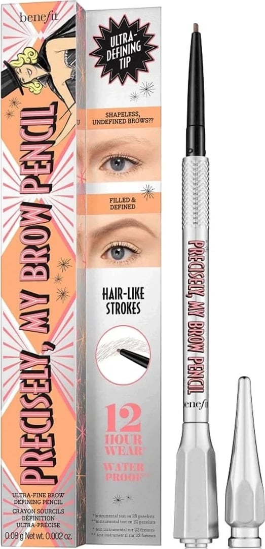 Laps për vetulla Benefit Precisely My Brow Pencil 4.5 Neutral Deep Brown për femra 0.08g