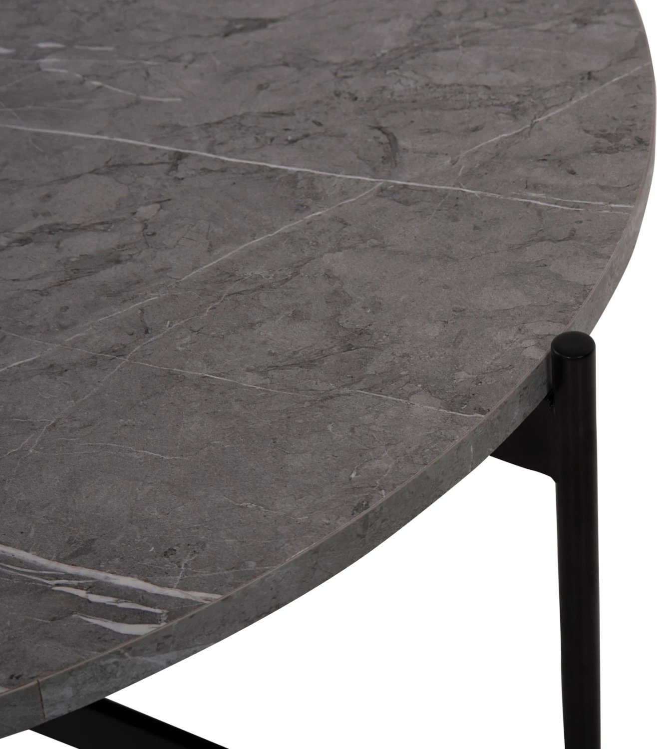 Tavolinë kafeje FH9588.02, sipërfaqe tavoline mermer gri, bazë metalike e zezë, Φ80x45H cm Tavolinë kafeje FH9588.02, sipërfaqe tavoline mermer gri, bazë metalike e zezë, Φ80x45H cm