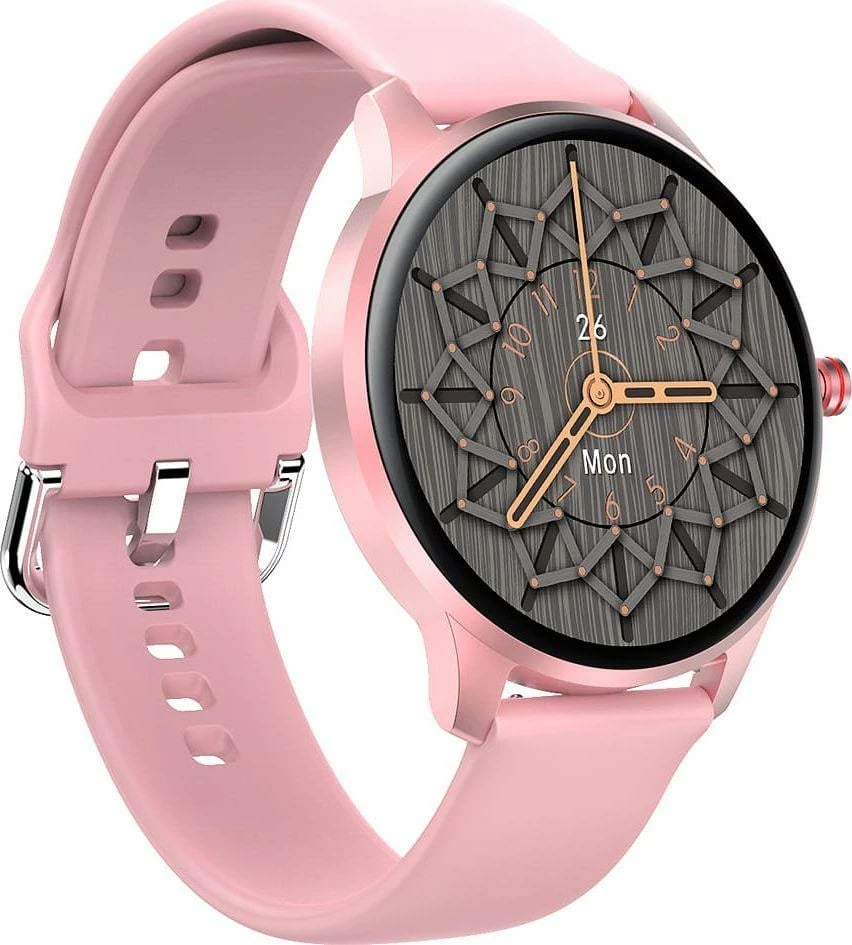 SmartWatch GARETT WOMEN PAULA PINK (Waterproof IP68, 1.3" Touch)