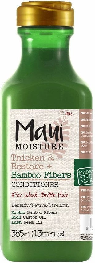 Kondicioner për femra Maui Moisture Thicken & Restore + Bamboo Fibers, 385ml