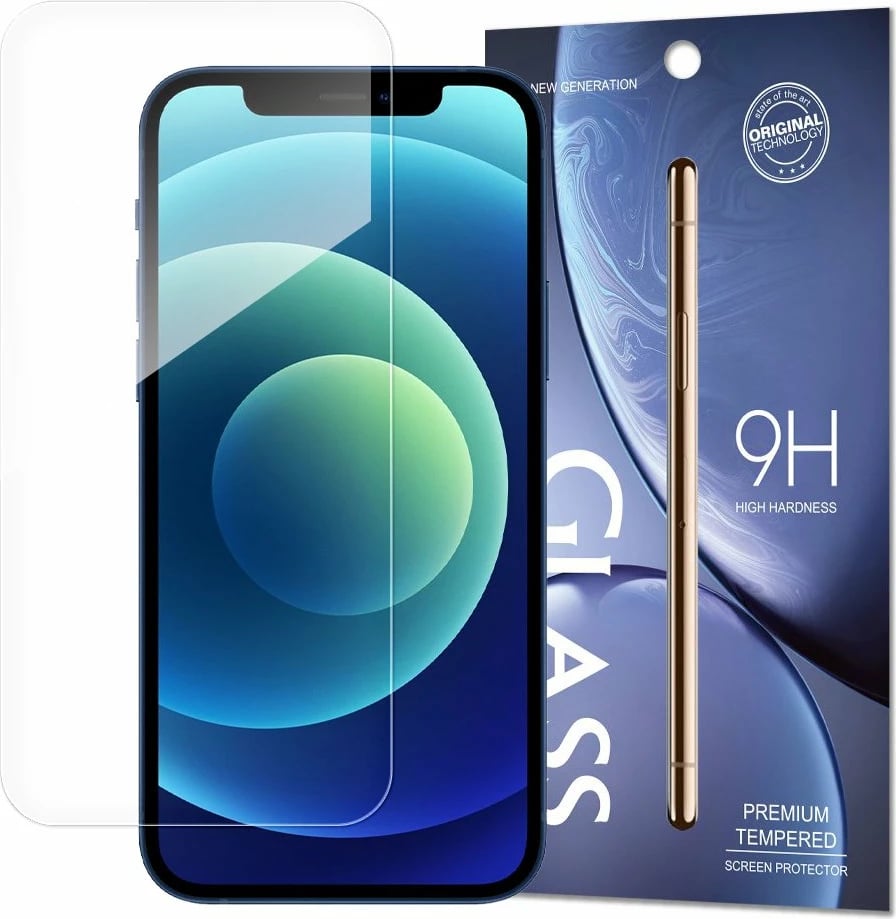 Mbrojtës xhami Hurtel për iPhone 12 / iPhone 12 Pro, 9H, paketim zarf
