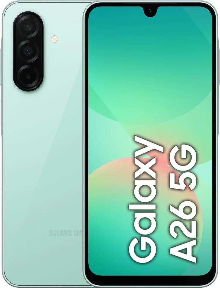 Celular Samsung Galaxy A26, 6.7", 6+128GB, 5G, i gjelbër