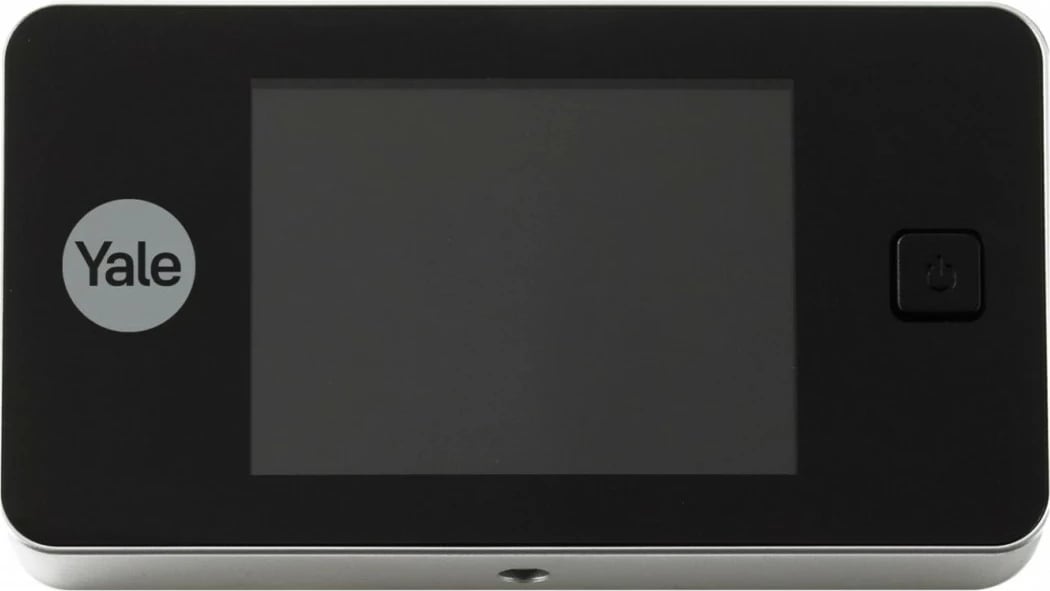 Shikues elektronik dere YALE HOME DDV 500, 3.2" LCD, i zi-argjendtë