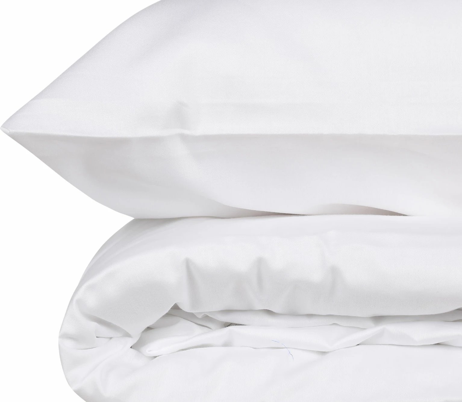 Set mbulesë për jorgan Super King, satin, ngjyrë e bardhë, L'essentiel, Elegant