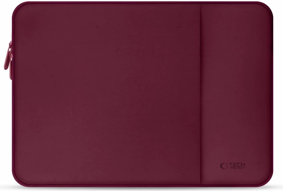 Mbështjellës laptopi Tech-Protect Neoprene 15-16 inç, Kuq e errët