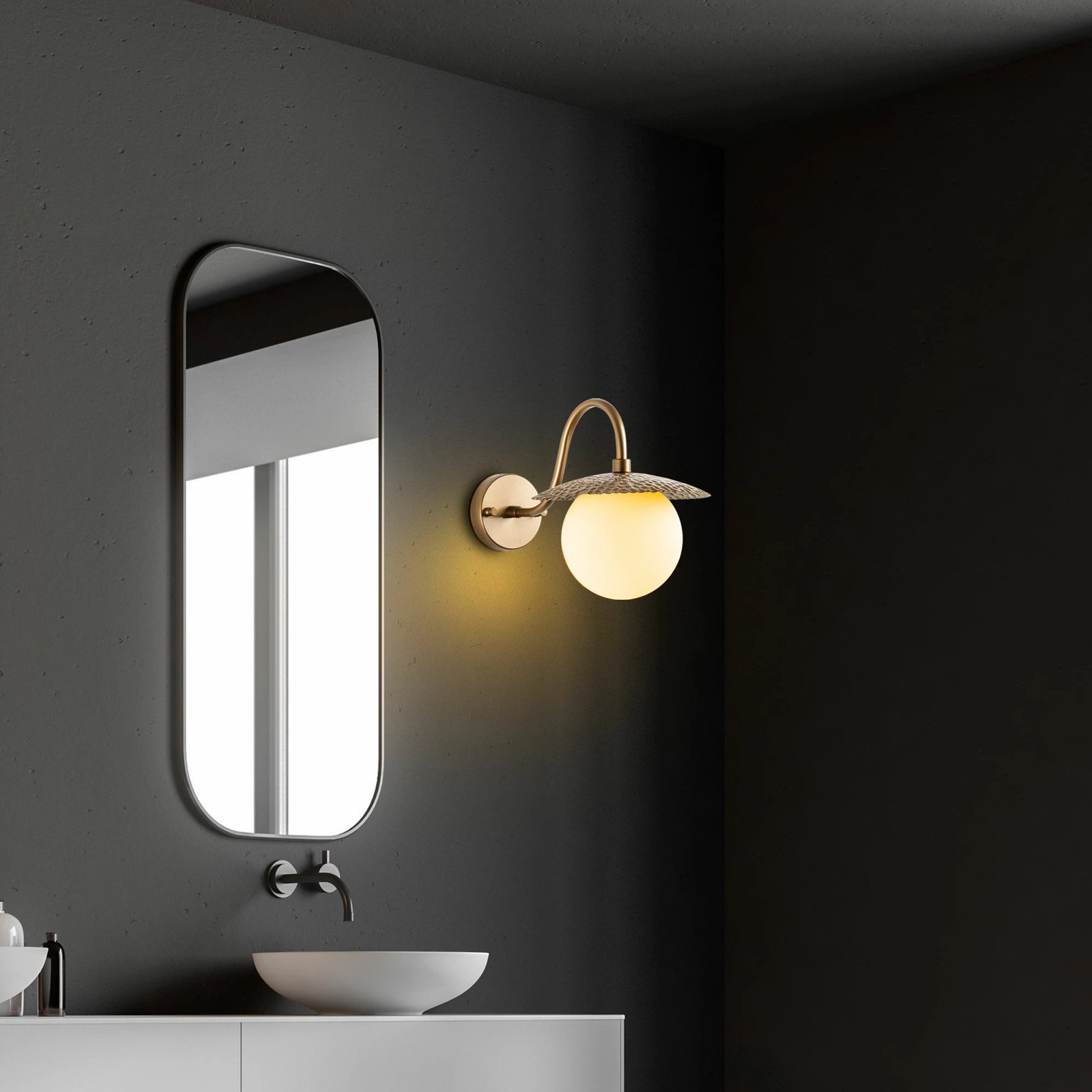 Llambë muri Opviq, Anemon - 15001, ngjyrë ari