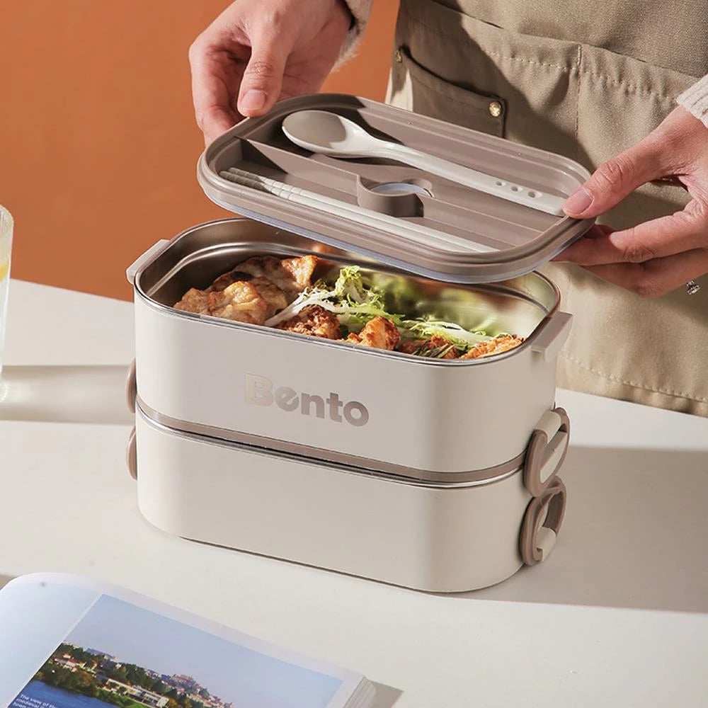 Set i 3 kutive për drekë NEXT, inox, 2550ml