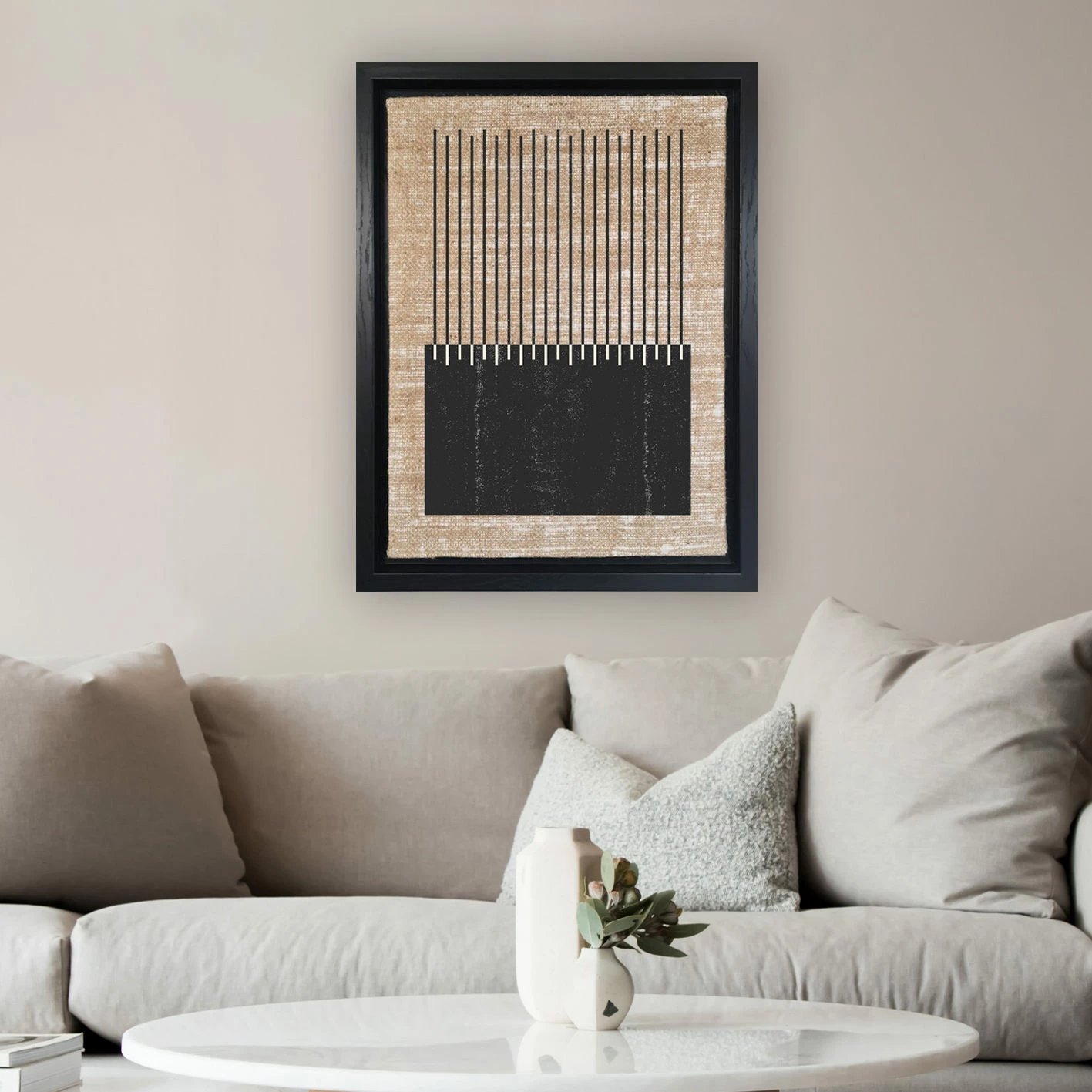 Pikturë dekorative në kanavacë, shumëngjyrëshe, Wallity LSJ918710327353 - 66x96cm