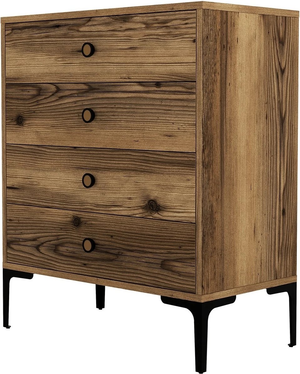 Komodë Hanah Home, Lizbon 539, ngjyrë arre