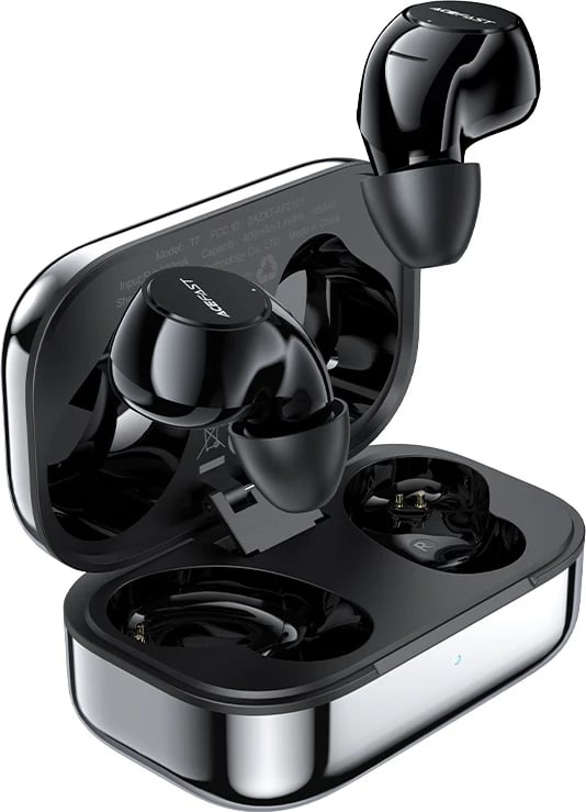 Kufje Acefast T7, wireless TWS, për gaming dhe muzikë, Bluetooth 5.2, IPX4, argjendtë