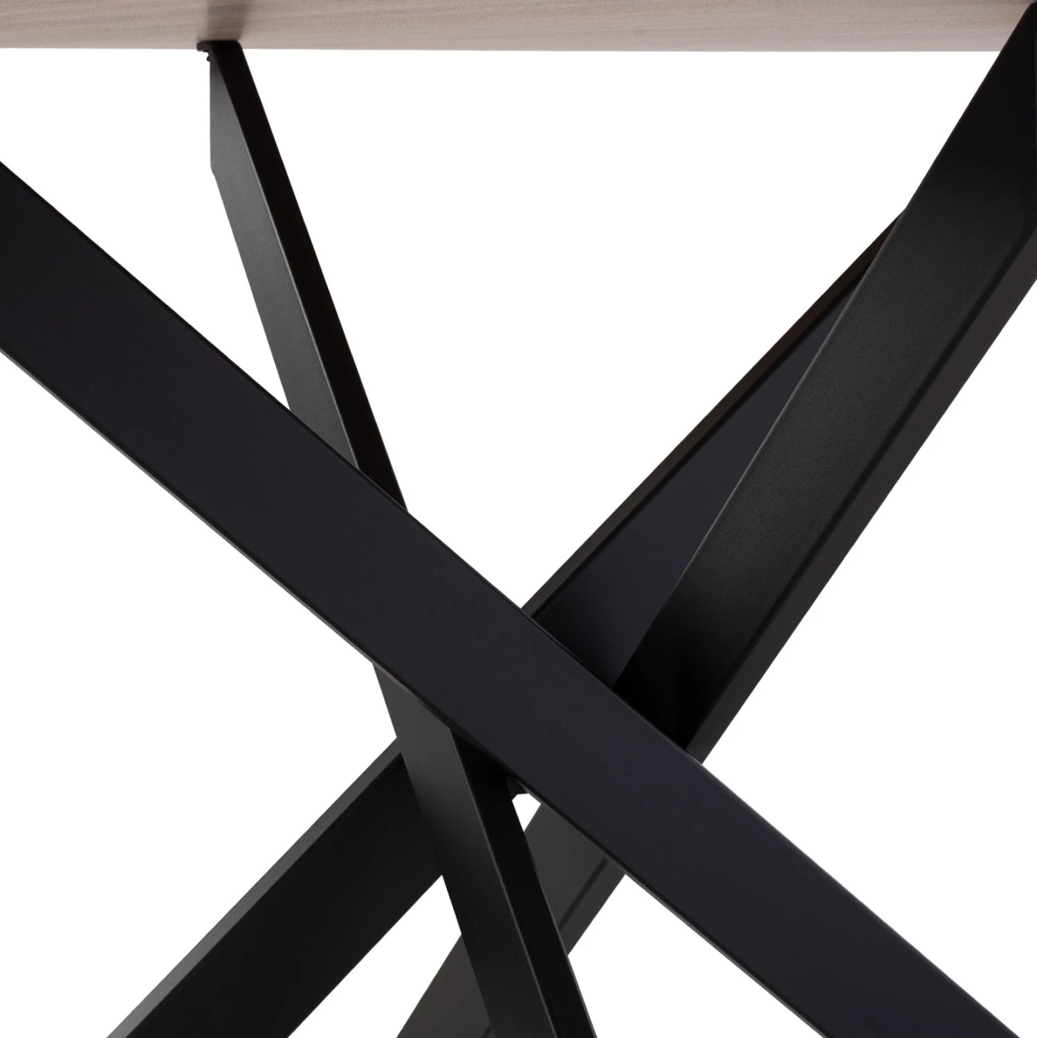 Tavolinë Rosario, sipërfaqe MDF sonama & këmbë metalike FH8742.01 Φ120Χ75 cm